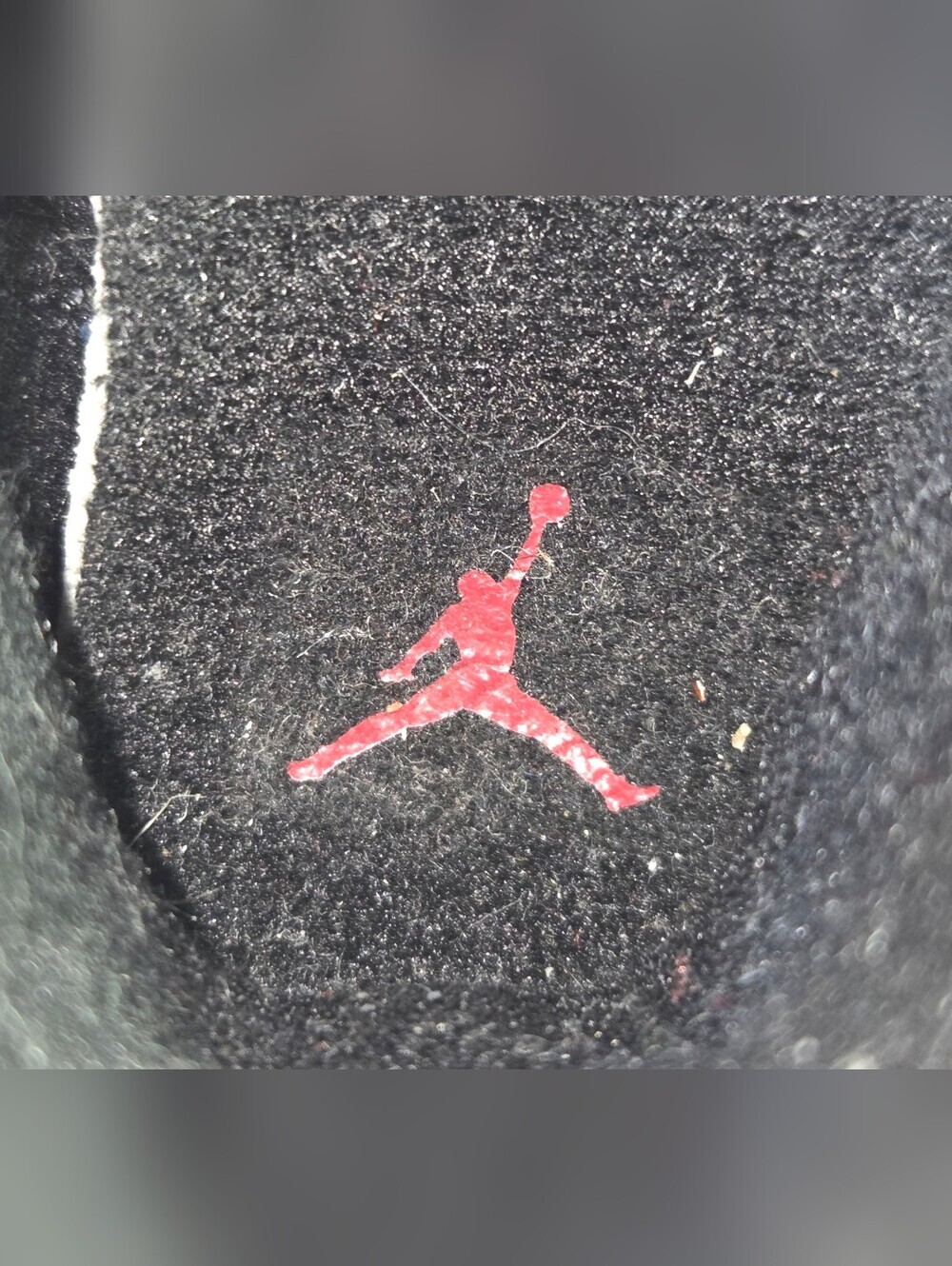 AIR JORDAN 11 RETRO "BRED" CRIB BOOTIE SNEAKERS. - Picture 6 of 7